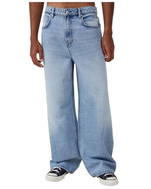 Cotton On Blue Super baggy Jean for men