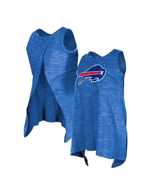 KTZ Blue Buffalo Bills Plus Size Space Dye Active Tank Top
