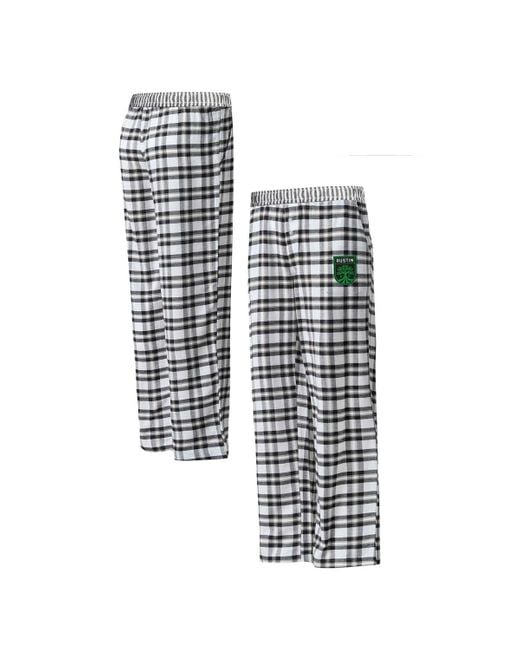 Concepts Sport White Austin Fc Sienna Flannel Pants