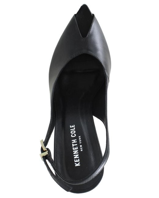 Kenneth Cole Black Priya Slingback Pump