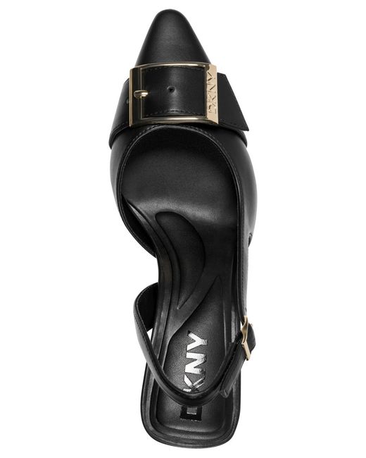 DKNY Black Neaira Pointed Toe Pumps