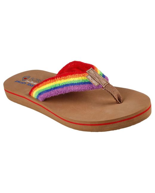 Skechers Synthetic Bobs Sunset - Happier Months Flip Flop Sandals From ...