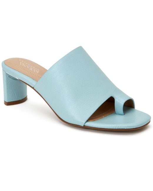 Alfani Blue Step N' Flex Colyerr Thong Dress Sandals, Created For Macy's