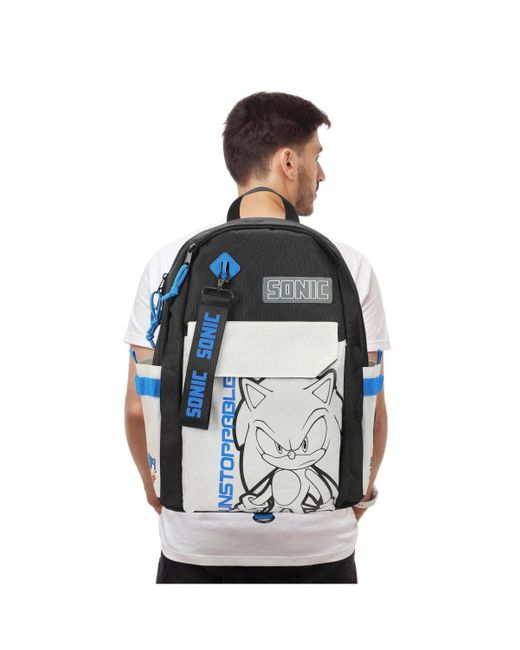 Sonic The Hedgehog Black Art 19" Backpack