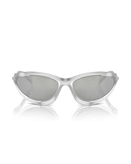 Prada White Cat Eye Sunglasses