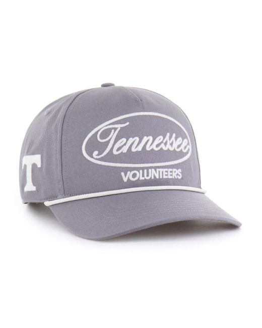 '47 Gray Tennessee Volunteers Contemporary Basics Foundational Rope Hitch Adjustable Hat for men