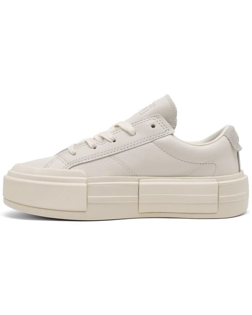 Converse White Chuck Taylor All Star Cruise Leather Casual Sneakers From Finish Line