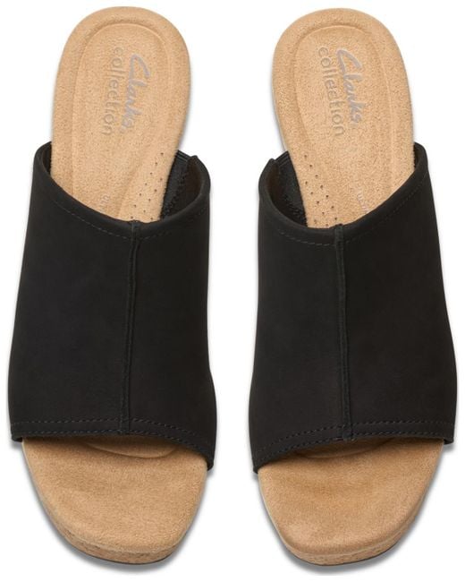 Clarks Black Collection Nerisa Vine Wedge Sandals