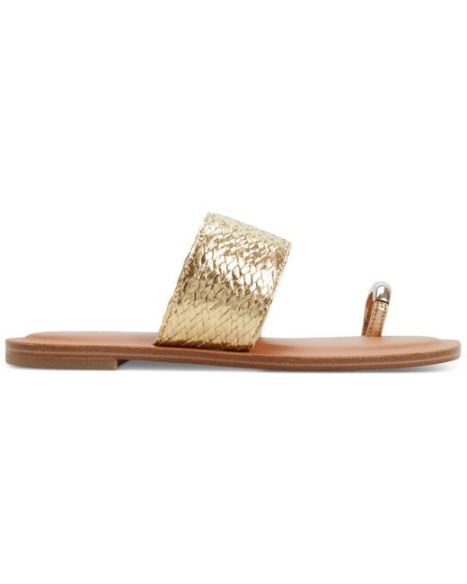 ALDO Brown Beachwalk Toe Loop Flat Sandals