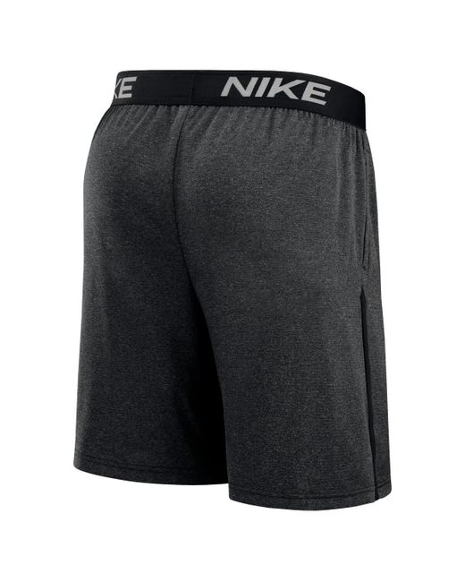 Nike Black Los Angeles Dodgers Authentic Collection Practice Performance Shorts for men