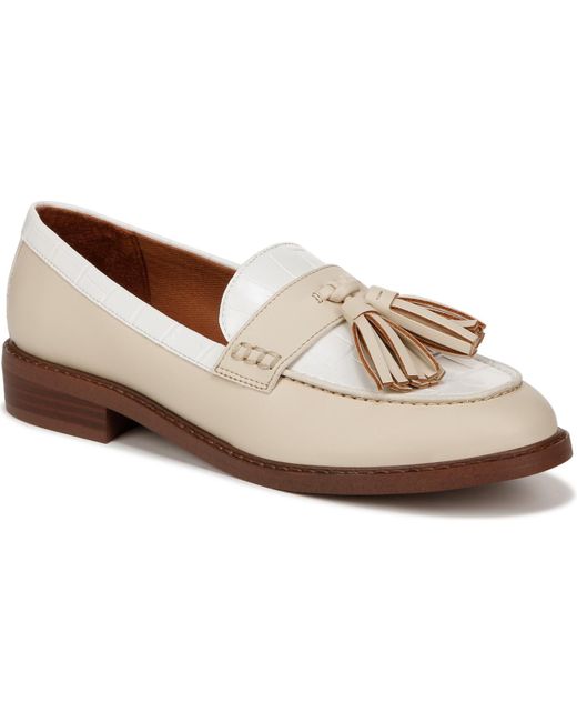 Franco Sarto White Carolyn-low Tassel Loafers