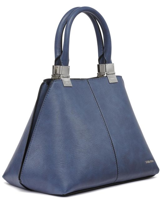 Calvin Klein Blue Granite Convertible Satchel