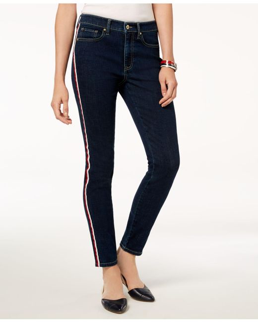 tommy hilfiger side stripe jeans