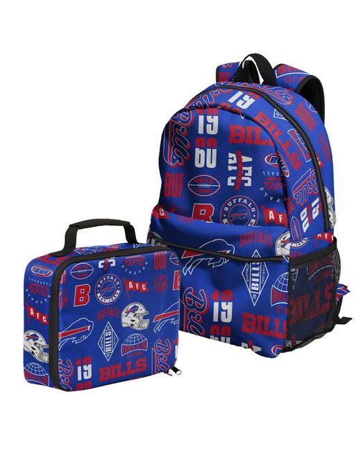 Outerstuff Blue Buffalo Bills Backpack And Lunchbox Set