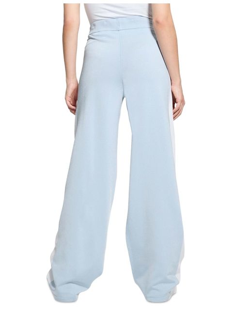 Guess Blue Side Stripe Pull-on Knit Pants