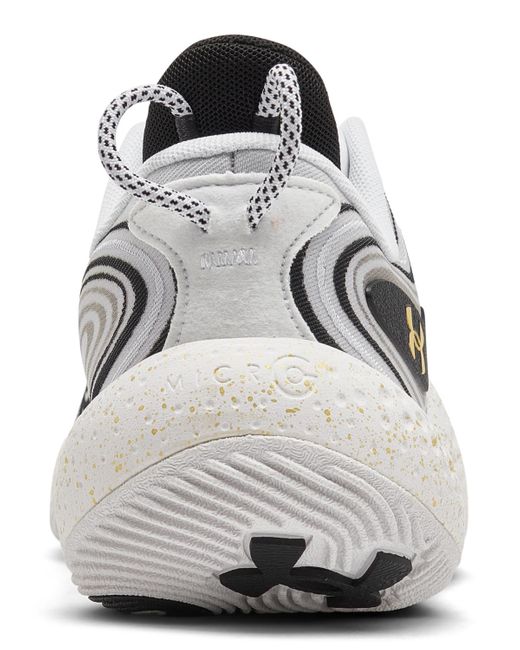 Under Armour White Spawn 6 Basketball Sneakers From Finish Line for men