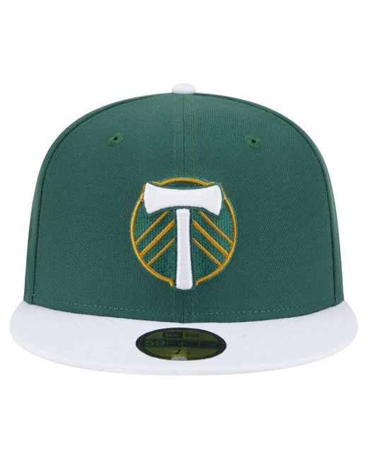KTZ Green Portland Timbers 2025 Kickoff 59fifty Fitted Hat for men