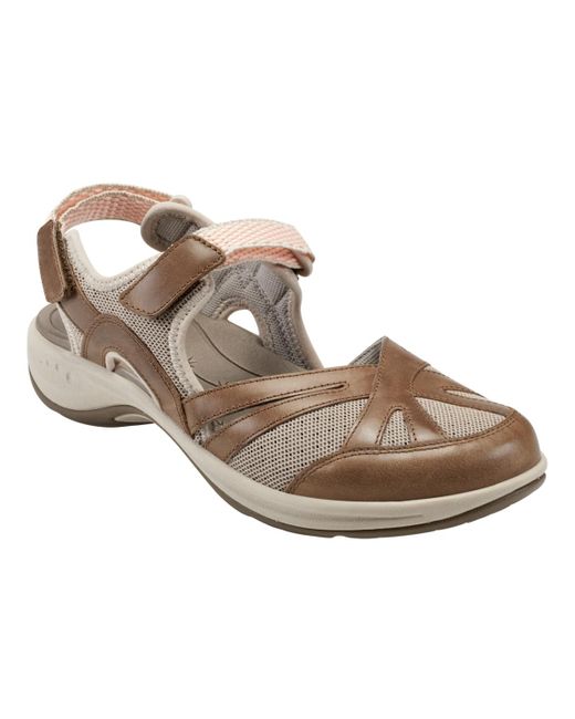 Easy Spirit Brown Esplash Closed Toe Hiking Sandals
