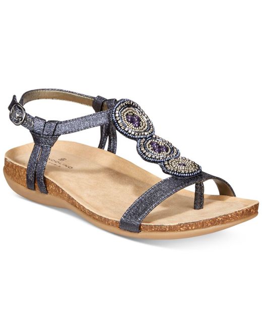 Bandolino Multicolor B-flexible Hamper Embellished Sandals