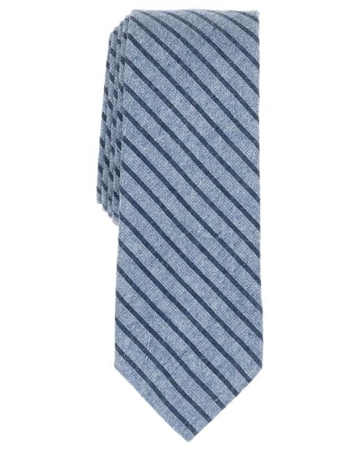 BarIII Blue Anton Striped Tie for men