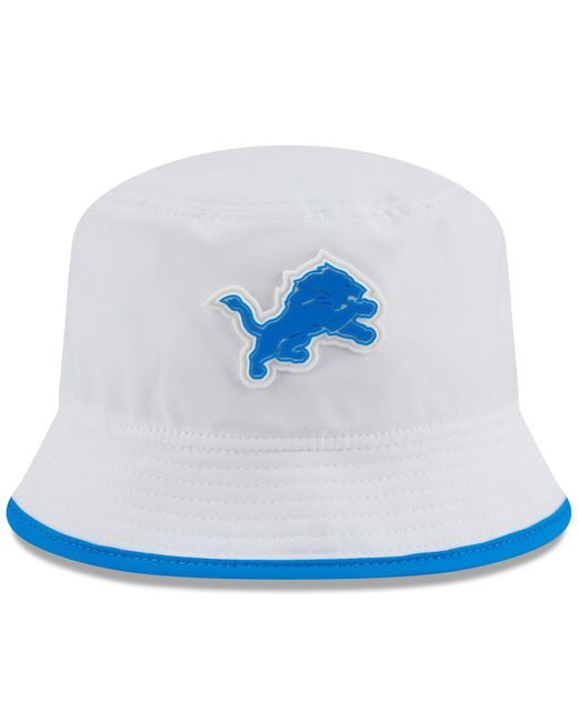 KTZ Blue Detroit Lions 2025 Nfl Training Camp Stretch Bucket Hat for men