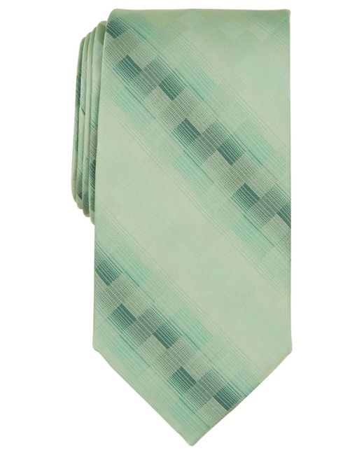 Perry Ellis Green Shaded Square Tie for men