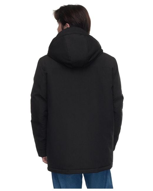 Rokka&Rolla Black Ultimate Winter Parka for men
