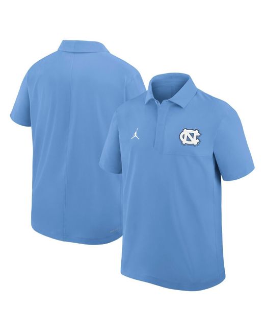 Nike Carolina Blue North Carolina Tar Heels 2025 Coaches Sideline Polo Shirt for men