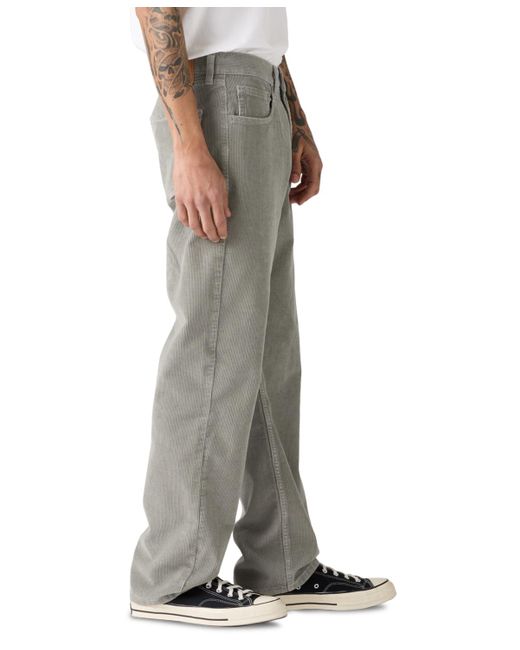 Levi's Gray 565 Loose Straight Leg Jeans for men