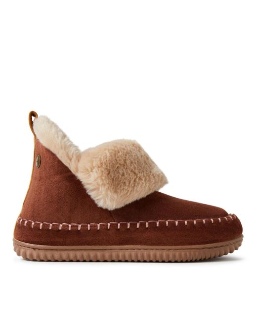 Dearfoams Brown Alpine By Moritz Bootie House Slipper
