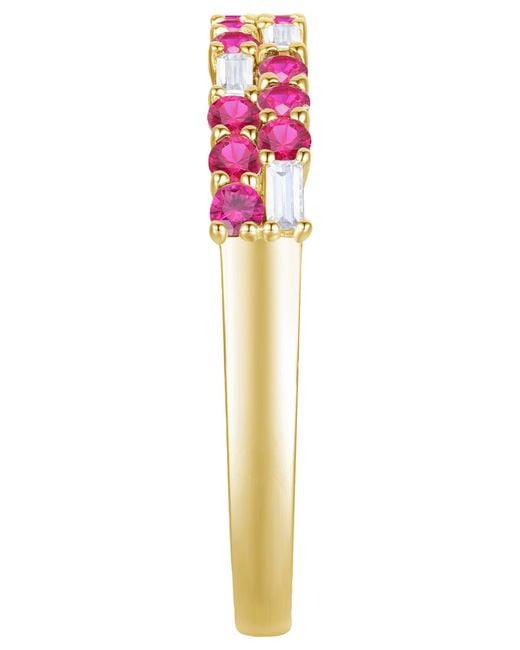 Macy's Pink Created Sapphire