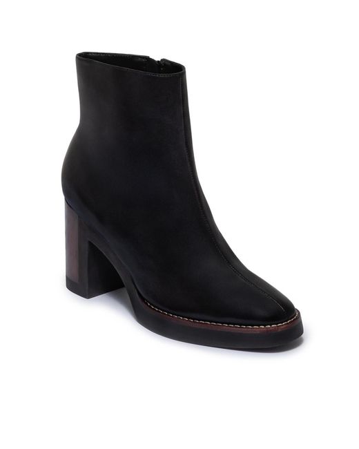 Bernardo Black Nara Platform Bootie