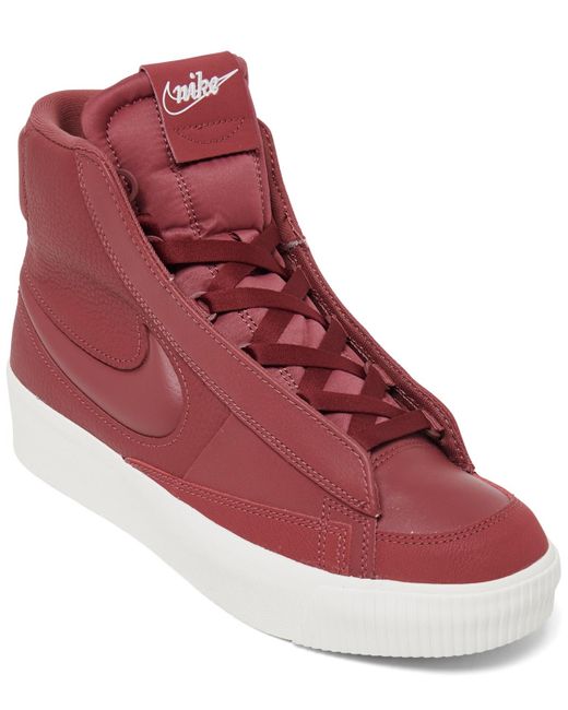 Nike Red Blazer Mid Victory Casual Sneakers From Finish Line