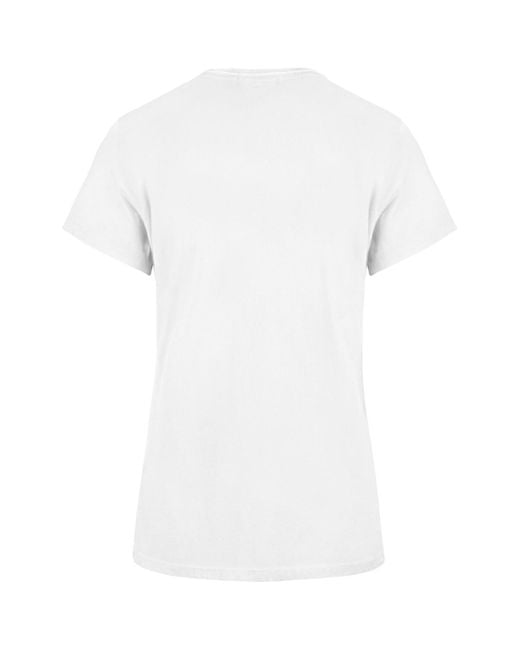 '47 White X Profile Las Vegas Aces Logo Lockup Plus Size V-neck T-shirt