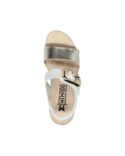 Mephisto Metallic Leandre Sandals