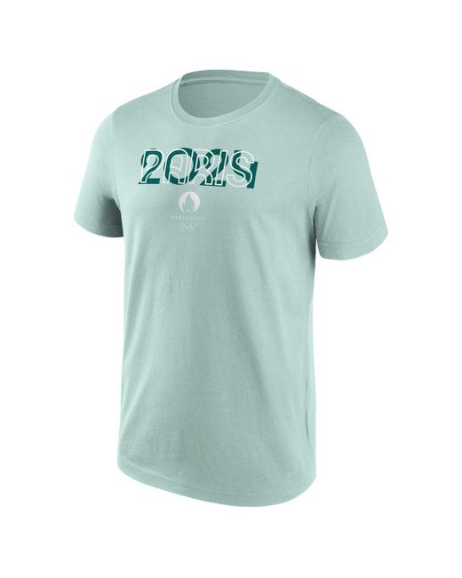 Fanatics Blue Branded Paris 2024 Euphoric Primary T-shirt for men