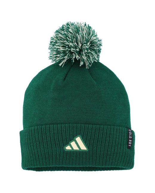 adidas Minnesota Wild Cold.rdy Cuffed Knit Hat in Green for Men | Lyst