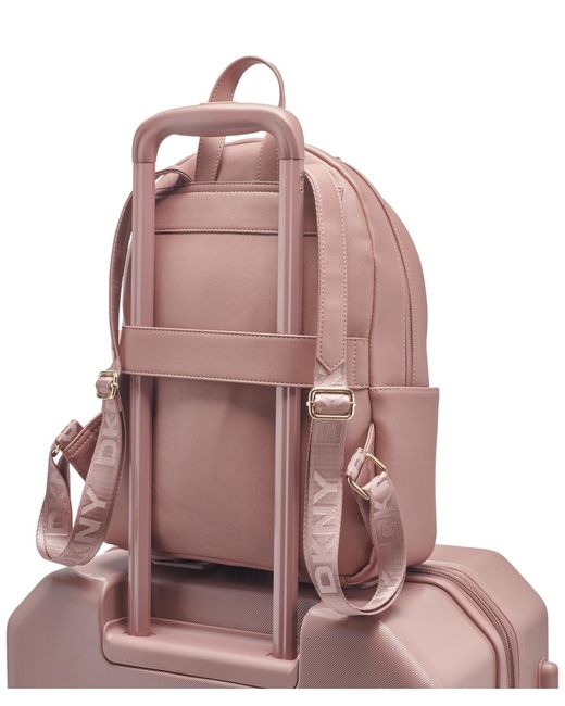 DKNY Pink Clean Cut 14" Backpack