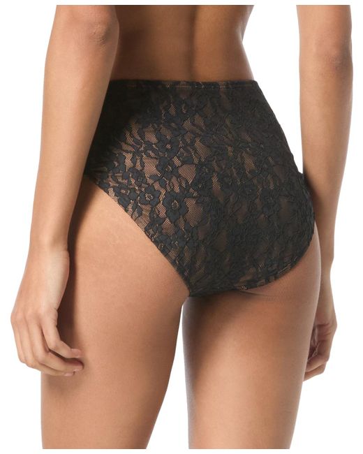 Michael Kors Gray Michael Lace High-waist Swim Bottom