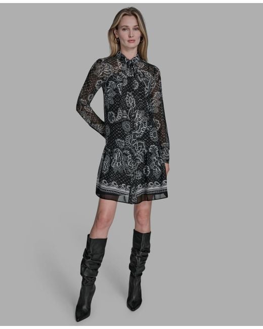 bcbg drop waist dress Short Evening Dress – BCBGMAXAZRIA main image 1