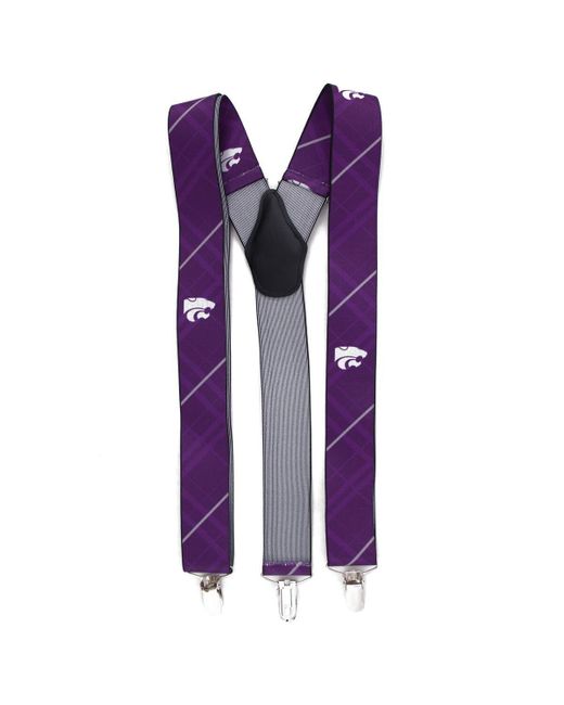 Eagles Wings Purple Kansas State Wildcats Suspenders for men