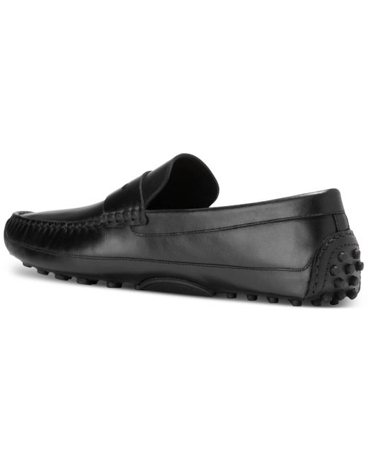 Cole Haan Black Davies Grand Slip On Driving Loafers for men