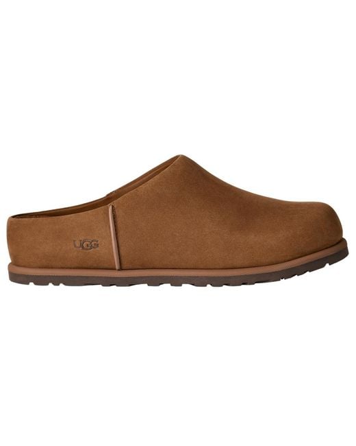 Ugg Brown Otzo Round Toe Clogs