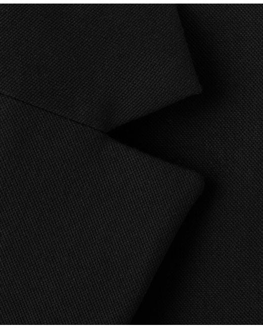 Mango Black Flap Pockets Straight Blazer