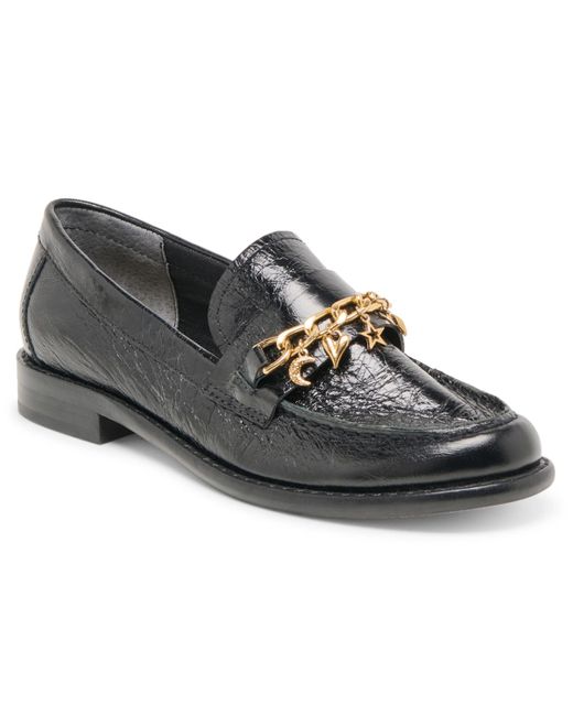 Dolce Vita Black Waylen Slip On Loafers