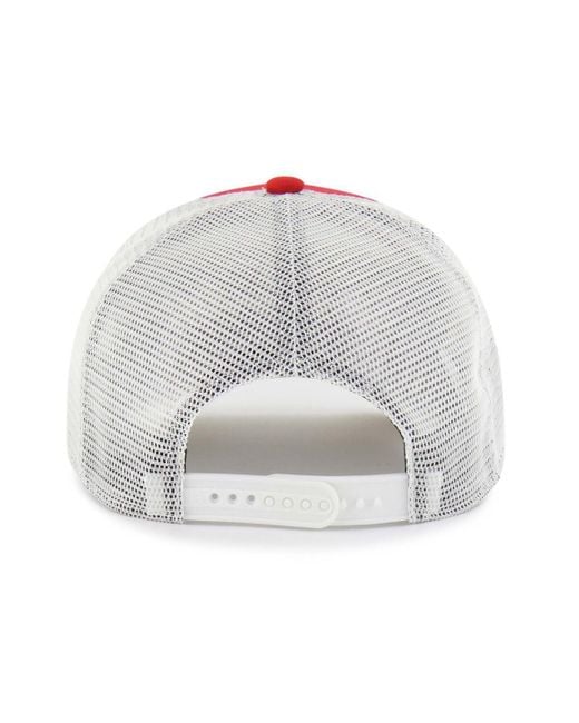 '47 Red And Maryland Terrapins Contemporary Basics Foundation Trucker Hitch Adjustable Hat