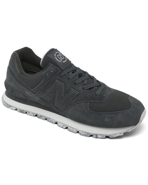 New Balance 574 rugged Casual Sneakers From Finish Line in Black for