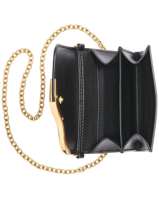 Donna Karan Black Malverne String Wallet