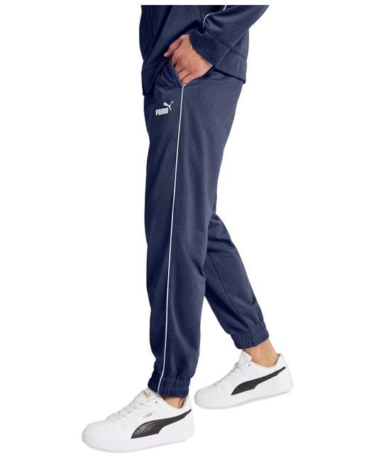 PUMA Blue Piped Tricot joggers for men