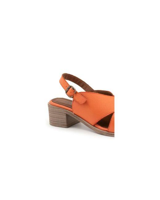 BUENO Orange Owen Sandal